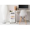 image:imageIRIS USA 585636 6Drawer Storage Cart with Organizer Top WhiteWhite