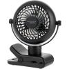 image:imageIRIS USA WOOZOO 5 Battery Operated Small Fan 2 Speeds DBattery Powered Compact Foldable Personal Fan Portable Travel Mini Desk Fan Home Office Bedside Picnic Camping Outdoor UseBlack