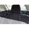 image:imageIRIS USA Inc Large Dog Car Seat Hammock Cover WaterResistant and Easy Install Fits Standard Size Car Backseat Cover and Protects Against Dirt and Animal Hair for Pet Dog Cat BeigeGray striped