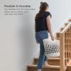 image:imageIRIS USA Plastic Laundry Basket 27L  3 Pack Flexible Clothes Hamper with Ventilation Holes Laundry Room Bedroom Bathroom Apartment Dorm Blankets Pillows Trinkets Organization WhiteWhite