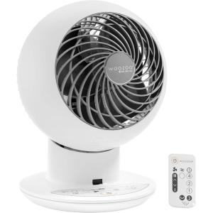 image:imageIRIS USA WOOZOO Air Circulator Fan with Remote Oscillating 5 Speeds 82ft Max Air Distance Adjustable Tilt Quiet Motor Small Fan for Bedroom Office Dorm White