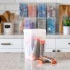 image:imageIRIS USA Food Storage Containers with FlipTop Lid 27 Qt  6 Pack Clear Stackable Food Containers for Kitchen amp Pantry Organization BPAFree Food Grade Plastic For Flour Sugar Dry Food GrainMedium  6 Pack
