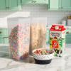 image:imageIRIS USA Food Storage Containers with FlipTop Lid 27 Qt  6 Pack Clear Stackable Food Containers for Kitchen amp Pantry Organization BPAFree Food Grade Plastic For Flour Sugar Dry Food GrainFood Grade Large  4 Pack