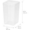 image:imageIRIS USA Food Storage Containers with FlipTop Lid 27 Qt  6 Pack Clear Stackable Food Containers for Kitchen amp Pantry Organization BPAFree Food Grade Plastic For Flour Sugar Dry Food GrainFood Grade Medium  6 Pack