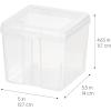 image:imageIRIS USA Food Storage Containers with FlipTop Lid 27 Qt  6 Pack Clear Stackable Food Containers for Kitchen amp Pantry Organization BPAFree Food Grade Plastic For Flour Sugar Dry Food GrainFood Grade Small  10 Pack
