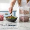image:imageIRIS USA Food Storage Containers with FlipTop Lid 27 Qt  6 Pack Clear Stackable Food Containers for Kitchen amp Pantry Organization BPAFree Food Grade Plastic For Flour Sugar Dry Food GrainFood Grade Large  4 Pack