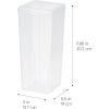 image:imageIRIS USA Food Storage Containers with FlipTop Lid 27 Qt  6 Pack Clear Stackable Food Containers for Kitchen amp Pantry Organization BPAFree Food Grade Plastic For Flour Sugar Dry Food GrainFood Grade Large  4 Pack