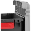 image:imageIRIS USA 4 Pack TrailBox 8 Gallon Lockable Storage Trunk Box Truck Bed Bin HeavyDuty Containers Camping Gear Adventure Chest  Dark GrayGrayDark Gray