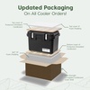 image:imageIRIS USA 4 Pack TrailBox 8 Gallon Lockable Storage Trunk Box Truck Bed Bin HeavyDuty Containers Camping Gear Adventure Chest  Dark GrayGrayDark Gray
