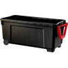 image:imageIRIS USA 4 Pack TrailBox 8 Gallon Lockable Storage Trunk Box Truck Bed Bin HeavyDuty Containers Camping Gear Adventure Chest  Dark GrayGrayDark Gray