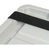 image:imageIRIS USA 4 Pack TrailBox 8 Gallon Lockable Storage Trunk Box Truck Bed Bin HeavyDuty Containers Camping Gear Adventure Chest  Dark GrayGrayGray