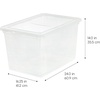 image:imageIRIS 68 Quart Clear Storage Box