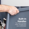 image:imageIRIS USA Open Front Storage Bins Jumbo Stackable Storage Bins 3 Pack  Heavyduty interlocking bins provide openfront access for garage tools hardware sporting goods and workshop storageJumbo  3 Pack