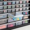 image:imageIRIS Plastic Hardware Storage Drawer 44 Drawer Parts Cabinet  Yellow  Wallmountable Stackable Building Bricks Screws Nuts amp Bolts Hardware Garage Tool StorageBlack