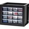 image:imageIRIS Plastic Hardware Storage Drawer 44 Drawer Parts Cabinet  Yellow  Wallmountable Stackable Building Bricks Screws Nuts amp Bolts Hardware Garage Tool StorageBlack