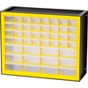 image:imageIRIS Plastic Hardware Storage Drawer 44 Drawer Parts Cabinet  Yellow  Wallmountable Stackable Building Bricks Screws Nuts amp Bolts Hardware Garage Tool StorageYellow