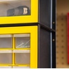 image:imageIRIS Plastic Hardware Storage Drawer 44 Drawer Parts Cabinet  Yellow  Wallmountable Stackable Building Bricks Screws Nuts amp Bolts Hardware Garage Tool StorageYellow