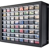 image:imageIRIS Plastic Hardware Storage Drawer 44 Drawer Parts Cabinet  Yellow  Wallmountable Stackable Building Bricks Screws Nuts amp Bolts Hardware Garage Tool StorageBlack
