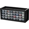 image:imageIRIS Plastic Hardware Storage Drawer 44 Drawer Parts Cabinet  Yellow  Wallmountable Stackable Building Bricks Screws Nuts amp Bolts Hardware Garage Tool StorageBlack