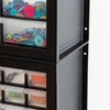 image:imageIRIS Plastic Hardware Storage Drawer 44 Drawer Parts Cabinet  Yellow  Wallmountable Stackable Building Bricks Screws Nuts amp Bolts Hardware Garage Tool StorageBlack