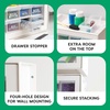 image:imageIRIS Plastic Hardware Storage Drawer 44 Drawer Parts Cabinet  Yellow  Wallmountable Stackable Building Bricks Screws Nuts amp Bolts Hardware Garage Tool StorageWhite