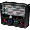 image:imageIRIS Plastic Hardware Storage Drawer 44 Drawer Parts Cabinet  Yellow  Wallmountable Stackable Building Bricks Screws Nuts amp Bolts Hardware Garage Tool StorageBlack