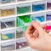 image:imageIRIS Plastic Hardware Storage Drawer 44 Drawer Parts Cabinet  Yellow  Wallmountable Stackable Building Bricks Screws Nuts amp Bolts Hardware Garage Tool StorageWhite