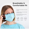 image:imageIRIS USA Surgical Face Mask ASTM Level 3 Made in USA 50 Pack  High Filtration Medical Mask Fluid Resistant 3Layer Disposable Earloop Mask