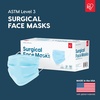 image:imageIRIS USA Surgical Face Mask ASTM Level 3 Made in USA 50 Pack  High Filtration Medical Mask Fluid Resistant 3Layer Disposable Earloop Mask