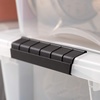 image:imageIRIS USA 72 QT Plastic Storage Box with Lid and Latches  8 Pack  BPAFree SeeThrough Organizing Solution Durable Nestable Stackable Containers Secure Pull Handle  ClearClear