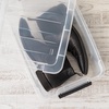 image:imageIRIS USA 72 QT Plastic Storage Box with Lid and Latches  8 Pack  BPAFree SeeThrough Organizing Solution Durable Nestable Stackable Containers Secure Pull Handle  ClearClear