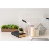 image:imageIRIS USA 72 QT Plastic Storage Box with Lid and Latches  8 Pack  BPAFree SeeThrough Organizing Solution Durable Nestable Stackable Containers Secure Pull Handle  ClearClear