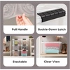 image:imageIRIS USA 72 QT Plastic Storage Box with Lid and Latches  8 Pack  BPAFree SeeThrough Organizing Solution Durable Nestable Stackable Containers Secure Pull Handle  ClearClear