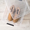 image:imageIRIS USA 72 QT Plastic Storage Box with Lid and Latches  8 Pack  BPAFree SeeThrough Organizing Solution Durable Nestable Stackable Containers Secure Pull Handle  ClearClear