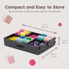 image:imageIRIS USA 2Tier Drawer Organizer Made in USA 22 Dividers 2Pack  White  Expandable MultiLevel Collapsible Organization Storage for Crafts Makeup Jewelry Office amp GarageCharcoal
