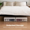 image:imageIRIS USA Modular Storage Organizer 2 Pack Made in USA Collapsible  Foldable With Stacking Pins ToolFree Closet Bathroom Laundry Organization22 Qt  2 Pack