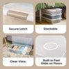 image:imageIRIS USA Modular Storage Organizer 2 Pack Made in USA Collapsible  Foldable With Stacking Pins ToolFree Closet Bathroom Laundry Organization40 Qt  Single