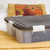 image:imageIRIS USA Modular Storage Organizer 2 Pack Made in USA Collapsible  Foldable With Stacking Pins ToolFree Closet Bathroom Laundry OrganizationWeatherpro 47 Qt  Single