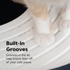 image:imageIRIS USA XXLarge Top Entry Cat Litter Box Dog Proof GrayWhite  Extra Large Heavy Duty Plastic Big Cats Secure 4Buckle Lock Tracking Control Lid Quick CleanupNavy