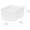 image:imageIRIS USA Plastic Storage Basket with Lid 16Pack Stackable for Kitchen Bathroom Bedroom Closet Kids Room Office Easy to Clean Stylish Design Shelf Organizer PearlPearl