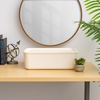 image:imageIRIS USA Plastic Storage Basket with Lid 16Pack Stackable for Kitchen Bathroom Bedroom Closet Kids Room Office Easy to Clean Stylish Design Shelf Organizer PearlOff White
