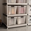 image:imageIRIS USA 8 Pack 54 Qt Storage Bin Plastic Gasket Box Tight Latching Lids Pearl54 Qt