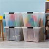image:imageIRIS USA 8 Pack 54 Qt Storage Bin Plastic Gasket Box Tight Latching Lids Pearl54 Qt