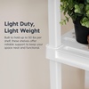 image:imageIRIS USA 4Shelf Light Duty Plastic Storage Shelves 200lb Capacity 48 H x 24 W x 12 D Medium Modular Shelving Unit Storage Organizer for Bathroom Laundry Garage amp Home Storage Rack  BlackWhite